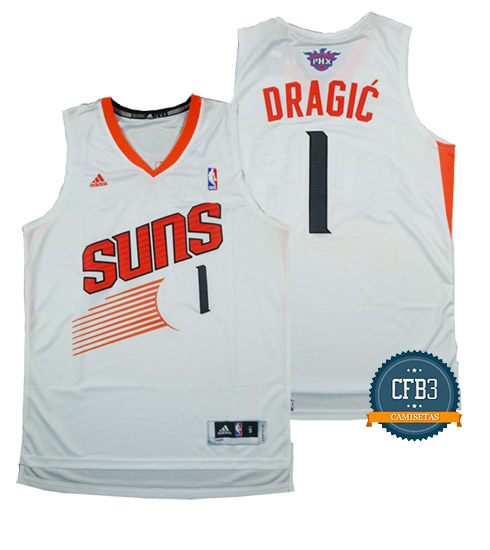 Goran Dragić, Phoenix Suns - Blanc - Cliquez sur l'image pour la fermer